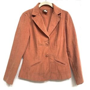 Vintage Women’s Corduroy Copper Colored Junior Sportswear Blazer Jacket Size S
